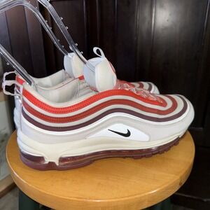 Nike Air Max 97 Retro Summit White Dark Team Red Dragon  FN6957 101‎ Men's 10